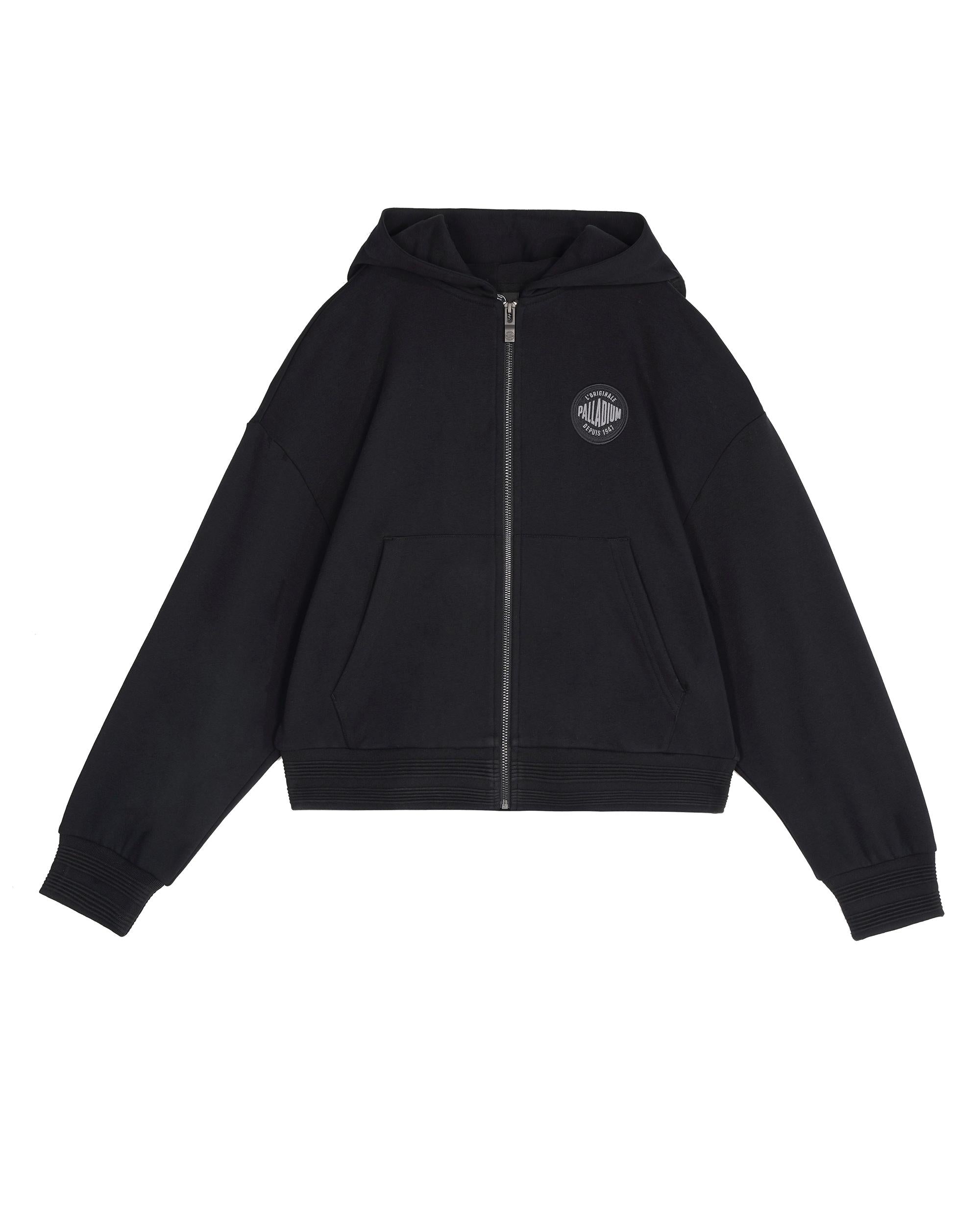 199756-032 | WOMEN'S LOGO DROPPED SHOULDERS HOODED JACKET | TAP SHOE