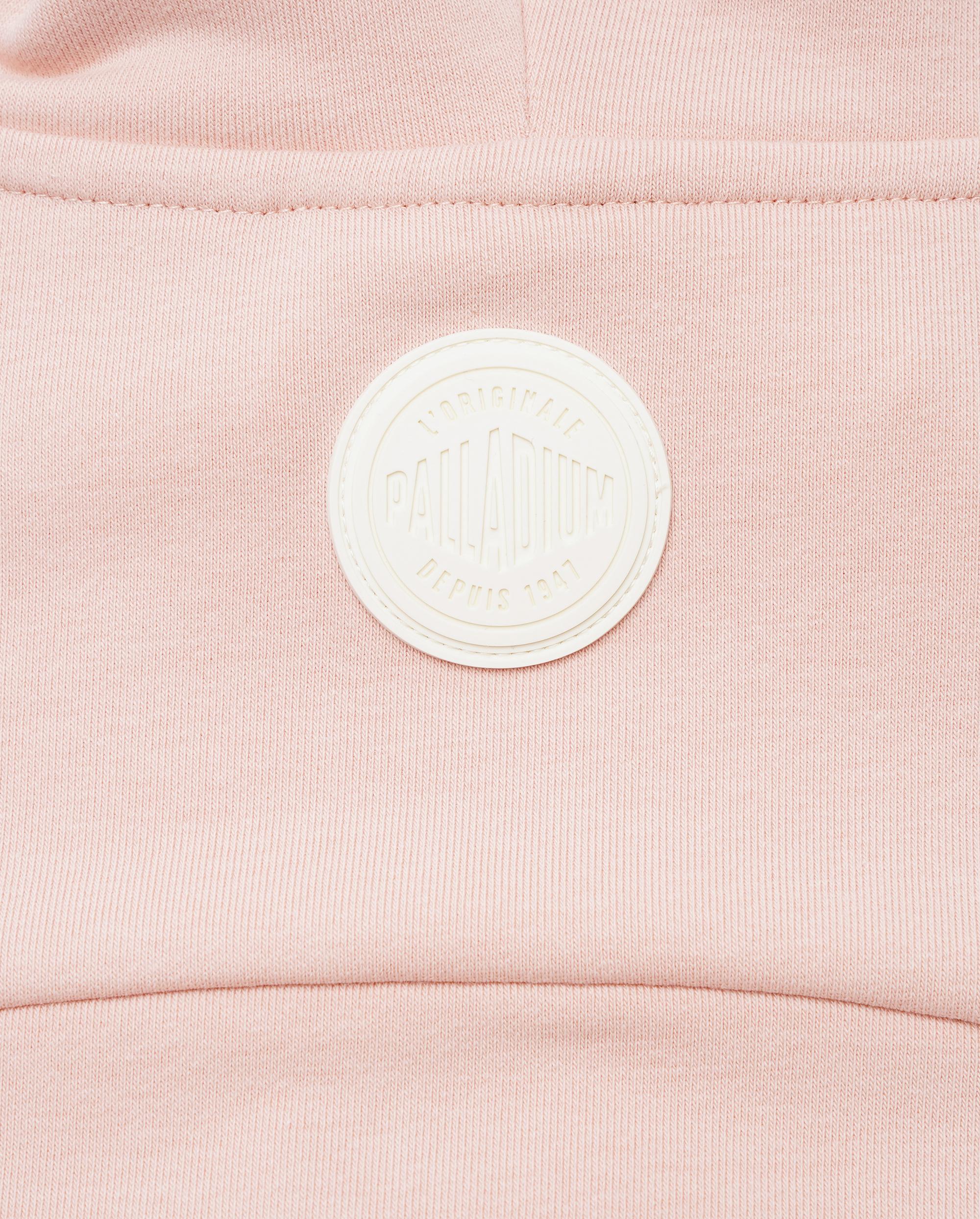 199756-635 | WOMEN'S LOGO DROPPED SHOULDERS HOODED JACKET | ROSE SMOKE