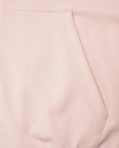 199756-635 | WOMEN'S LOGO DROPPED SHOULDERS HOODED JACKET | ROSE SMOKE