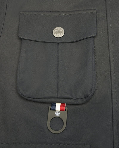 199769-032 | WOMEN'S PALLADIUM LOGO CARGO HOODED JACKET | TAP SHOE