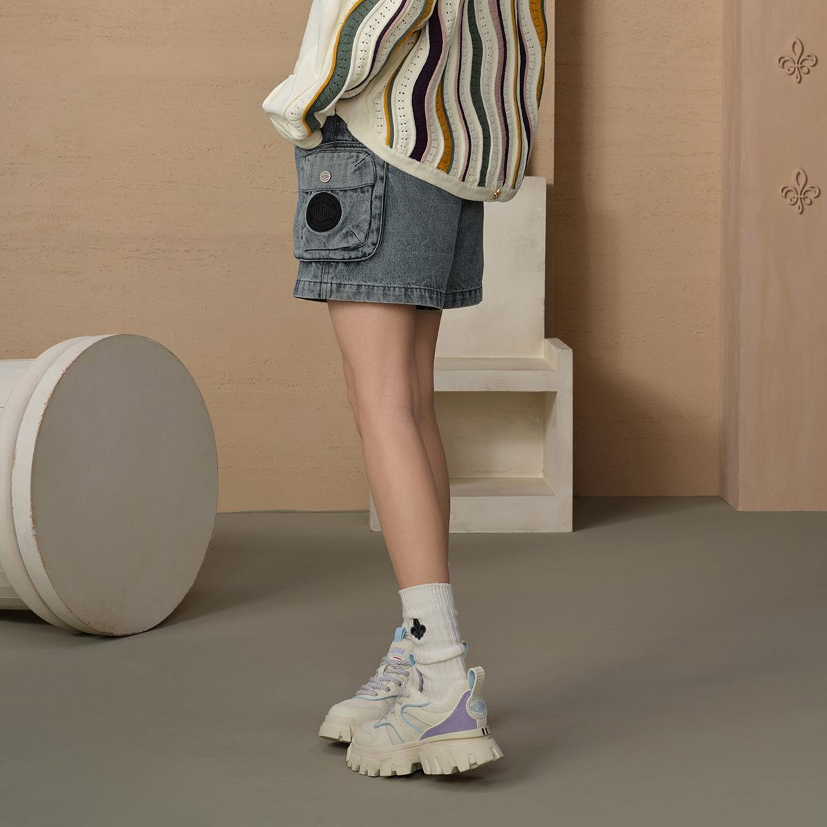 199778-459 | WOMEN'S HERITAGE DENIM SHORTS | DARK DENIM