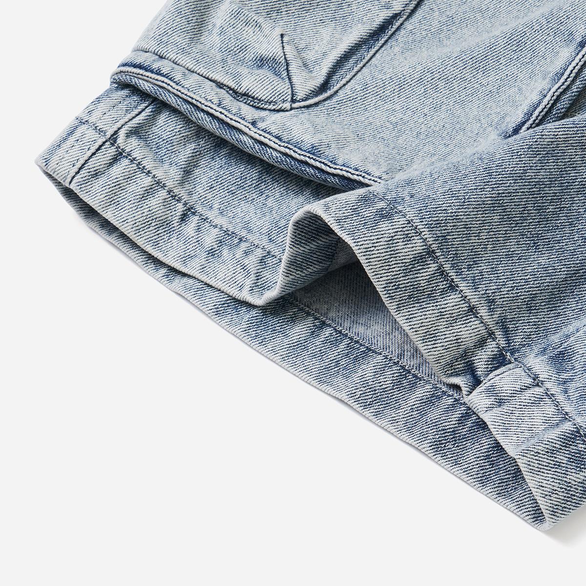 199778-459 | WOMEN'S HERITAGE DENIM SHORTS | DARK DENIM