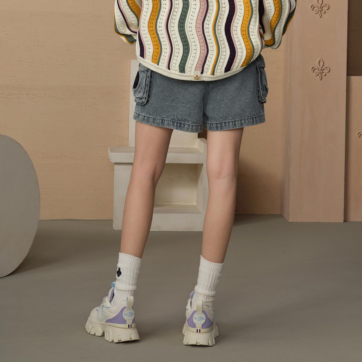 199778-459 | WOMEN'S HERITAGE DENIM SHORTS | DARK DENIM