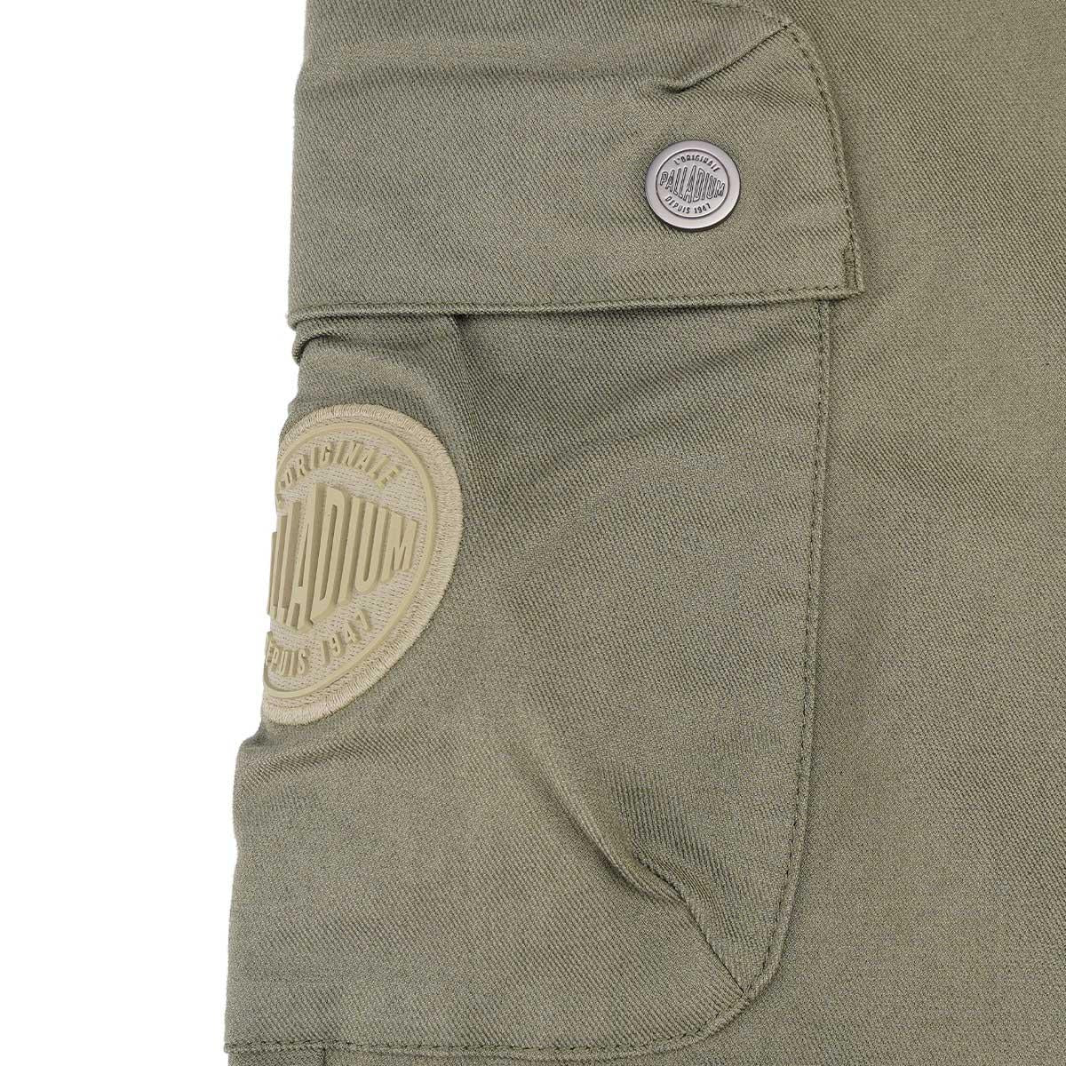 199786-367 | WOMEN'S PALLADIUM LOGO CARGO WIDE-LEG PANTS | TEA LEAF