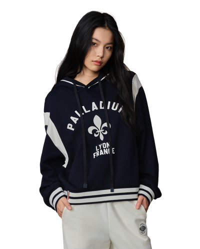 199802-406 | WOMEN'S PALLADIUM LOGO COLOR BLOCKS HOODIE | SALUTE