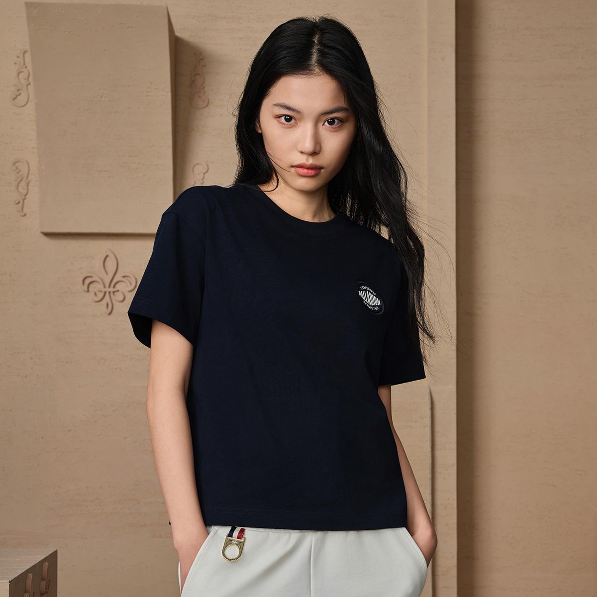 199812-406 | WOMEN'S PALLADIUM LOGO LOOSE FIT COTTON T-SHIRT