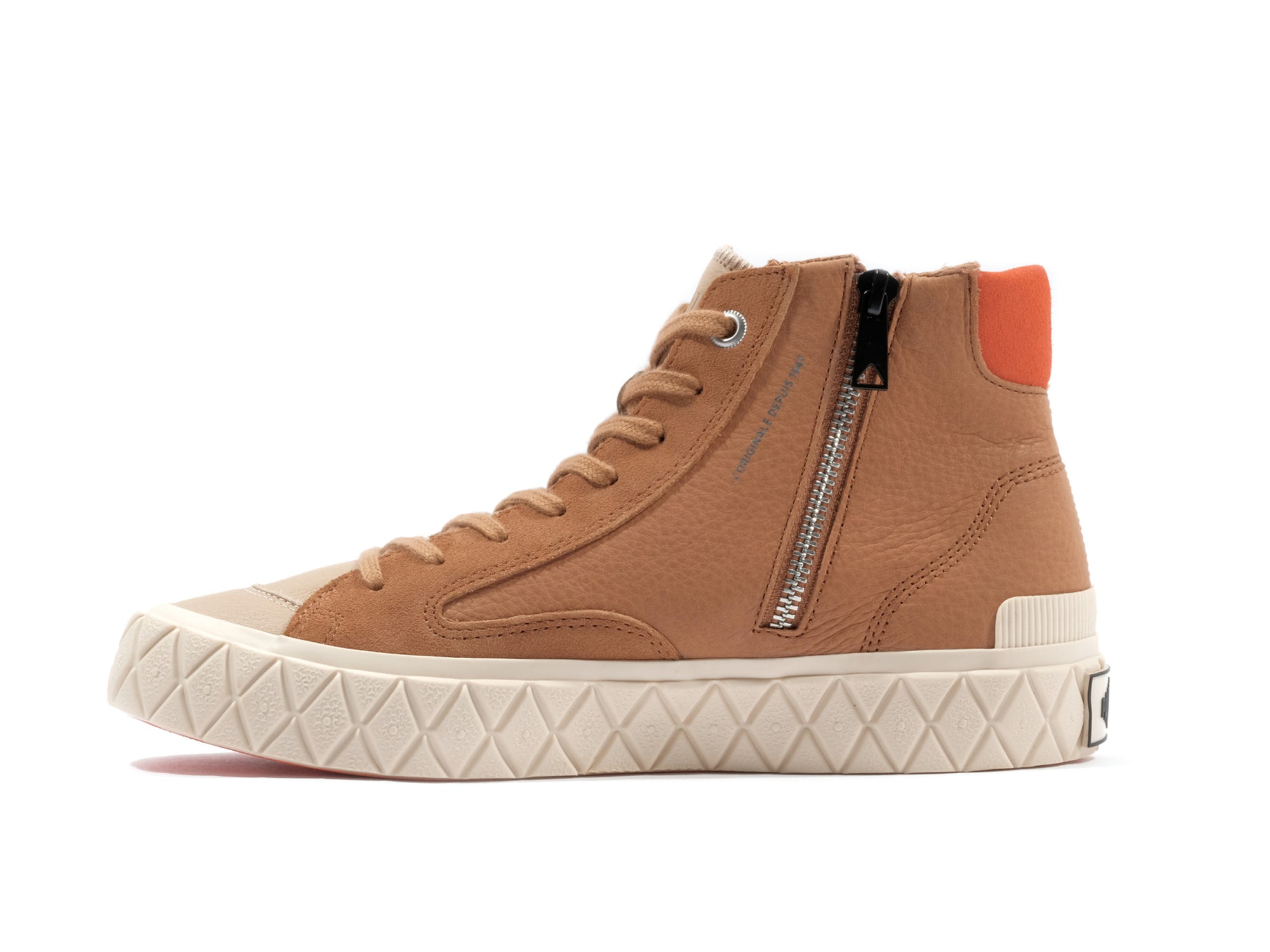 74320-239-M | PALLA ACE CHUKKA SUEDE | DR BWN/FIRECRACK