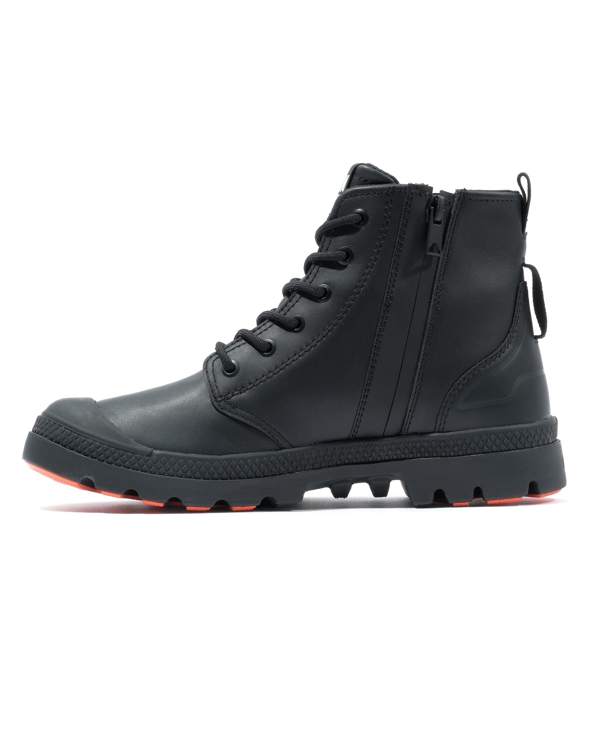 74382-008-M | UNISEX PAMPA LITE+ LTH WP+ HIGH-TOP SHOES SNEAKERS | BLACK