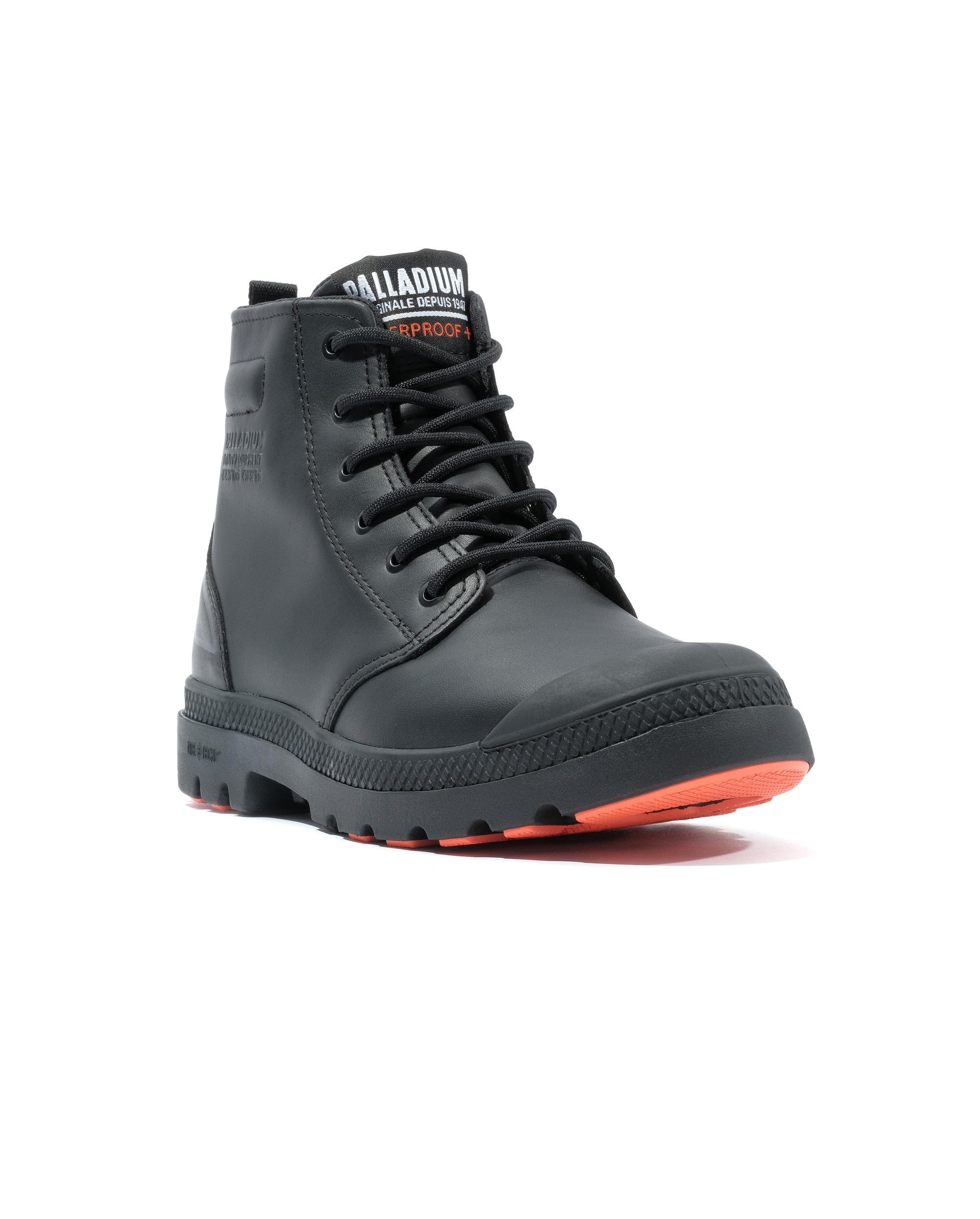 74382-008-M | UNISEX PAMPA LITE+ LTH WP+ HIGH-TOP SHOES SNEAKERS | BLACK