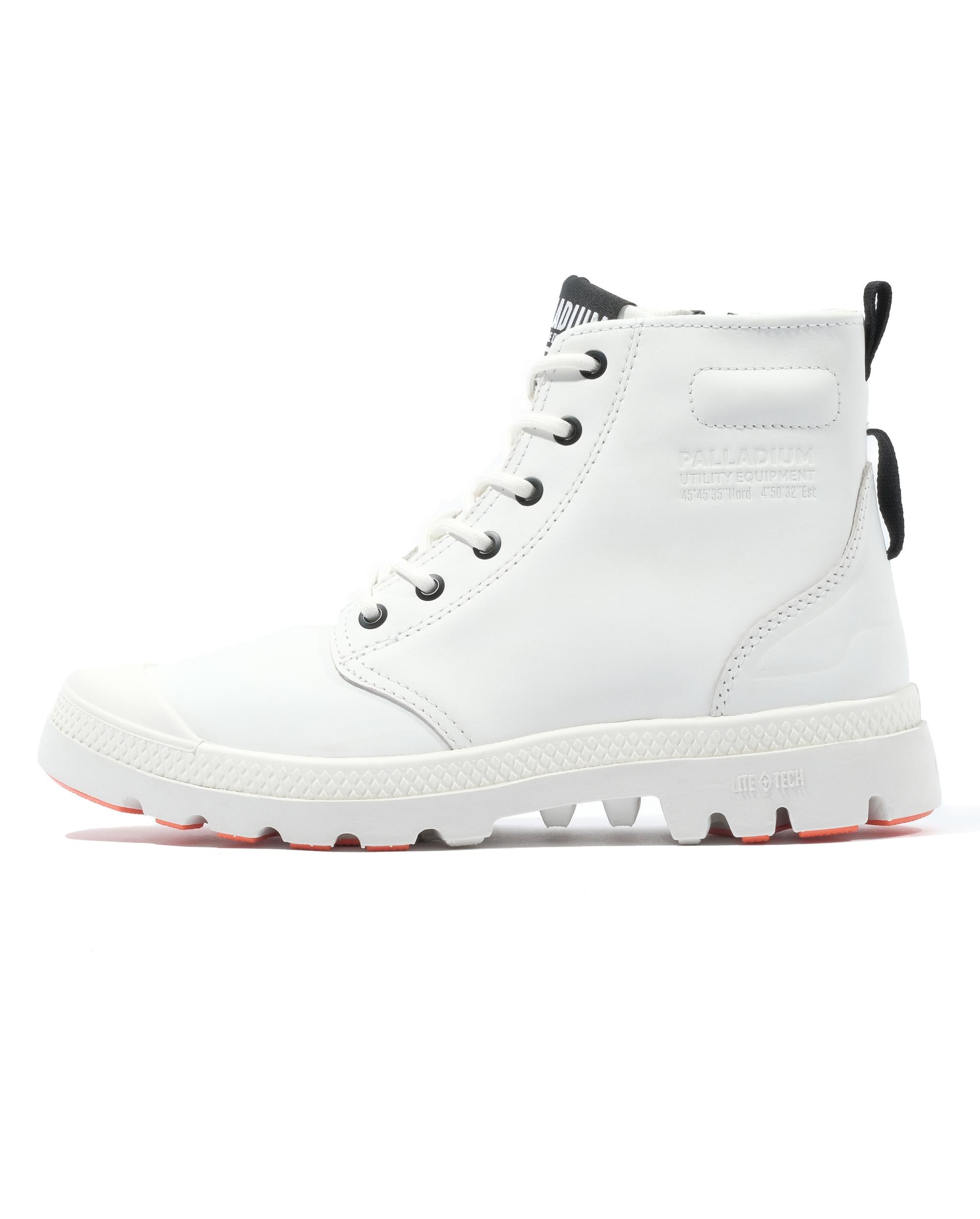 74382-116-M | UNISEX PAMPA LITE+ LTH WP+ HIGH-TOP SHOES SNEAKERS | STAR WHITE