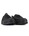 74408-001-M | UNISEX PALLASHOCK LO OG WP+ SNEAKERS | BLACK/BLACK