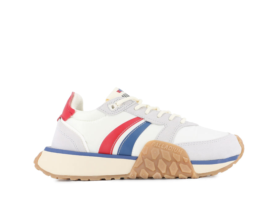 74487-160-M | TROOP RUNNER FLAME | WHITE/CHILI/BLUE