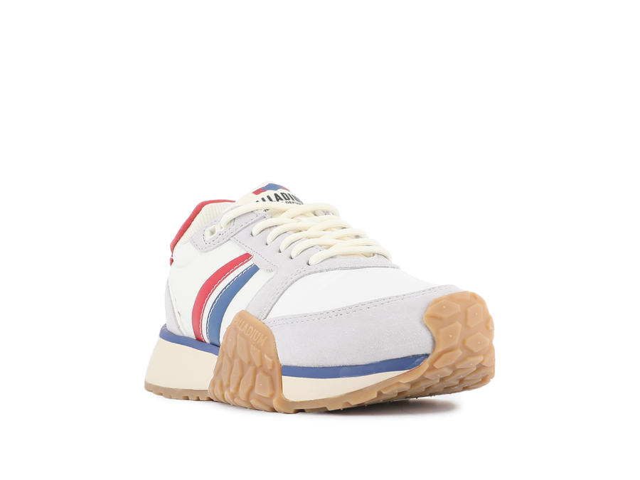 74487-160-M | TROOP RUNNER FLAME | WHITE/CHILI/BLUE