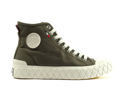 77015-325-M | PALLA ACE CANVAS MID | OLIVE NIGHT