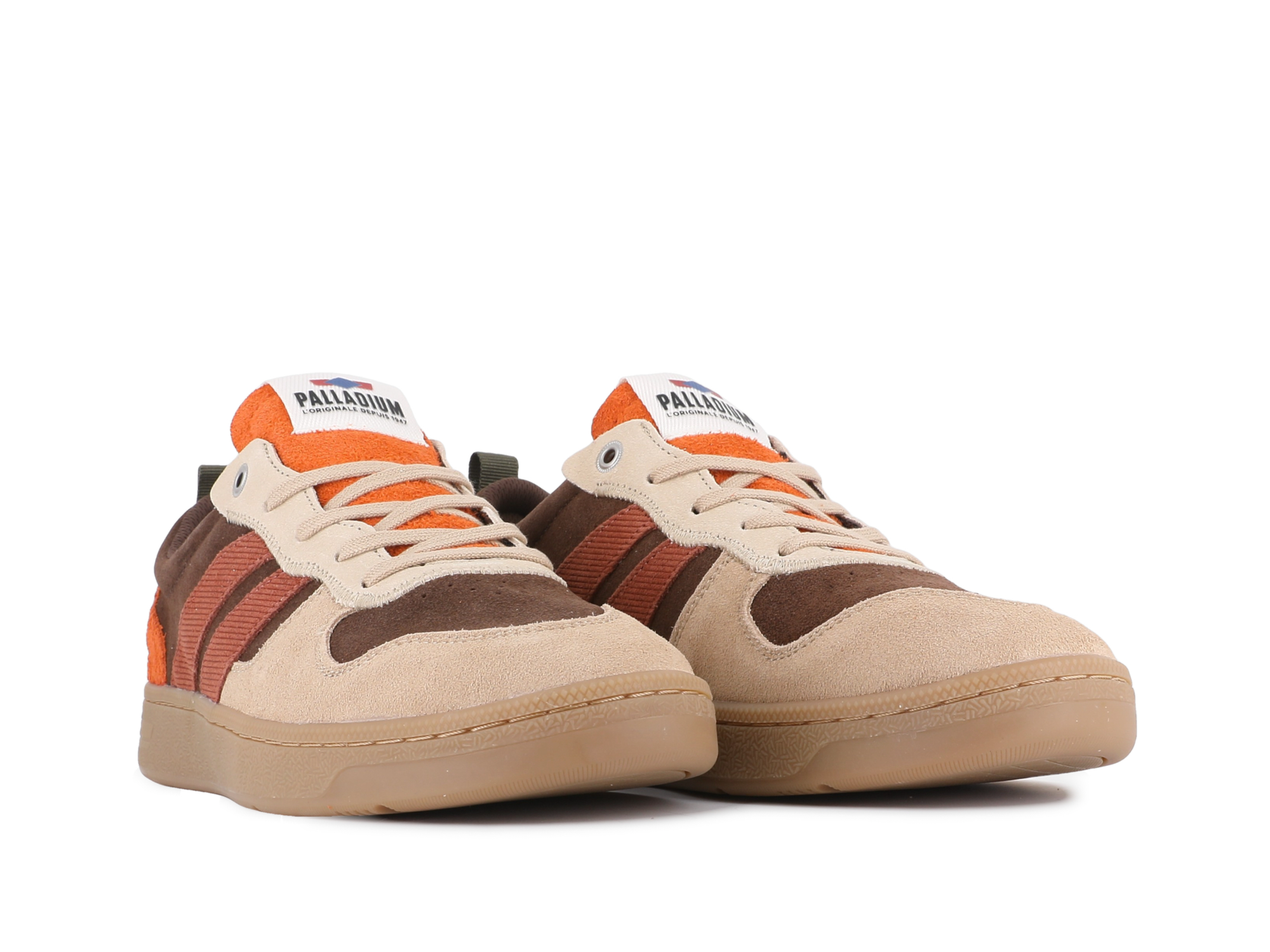 79505-291-M | PALLACUP FLAME SUEDE | BARK BROWN/BRICK