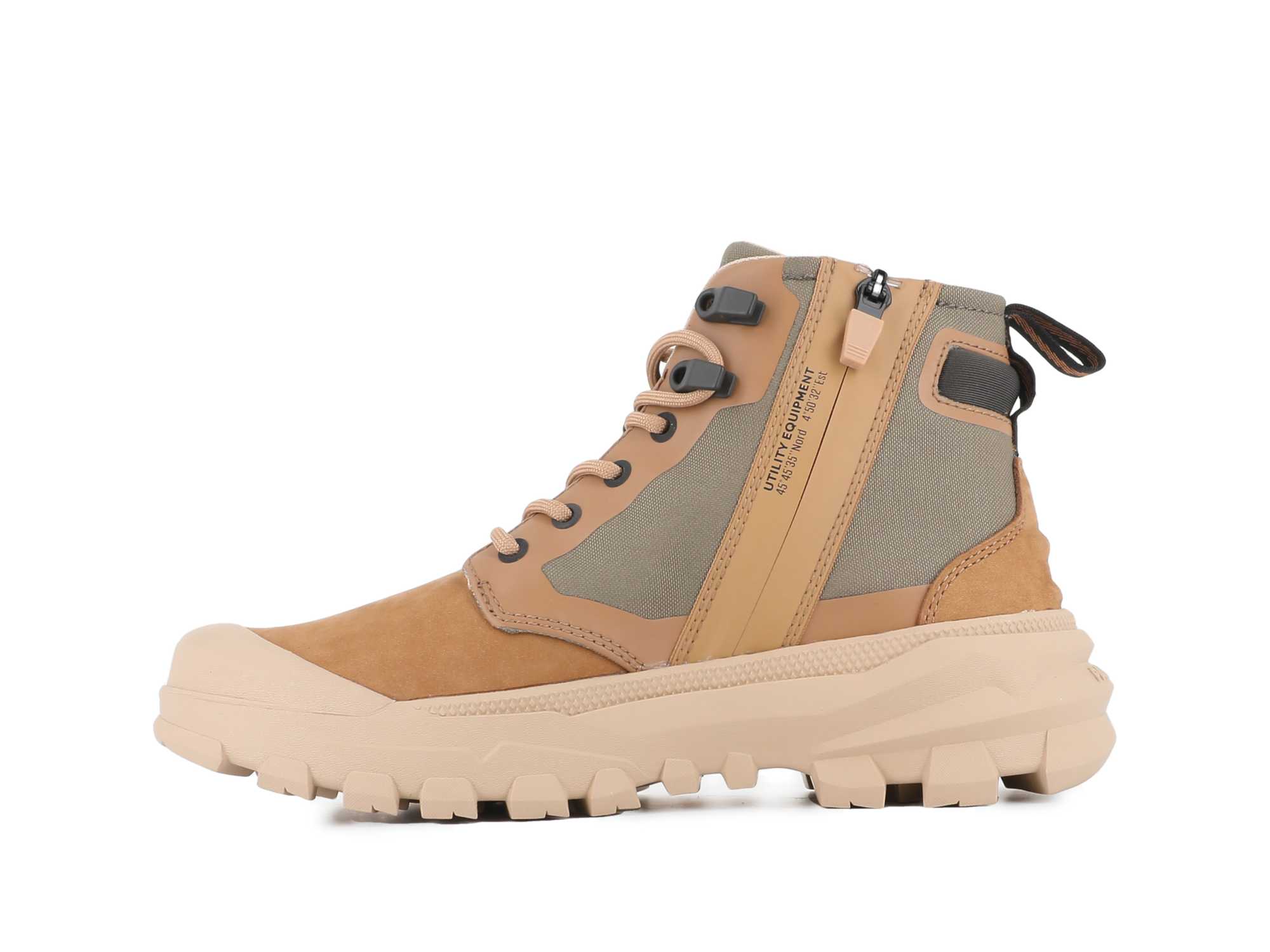 79543-254-M | PALLARIDER ZIP MIX | DEAR BROWN