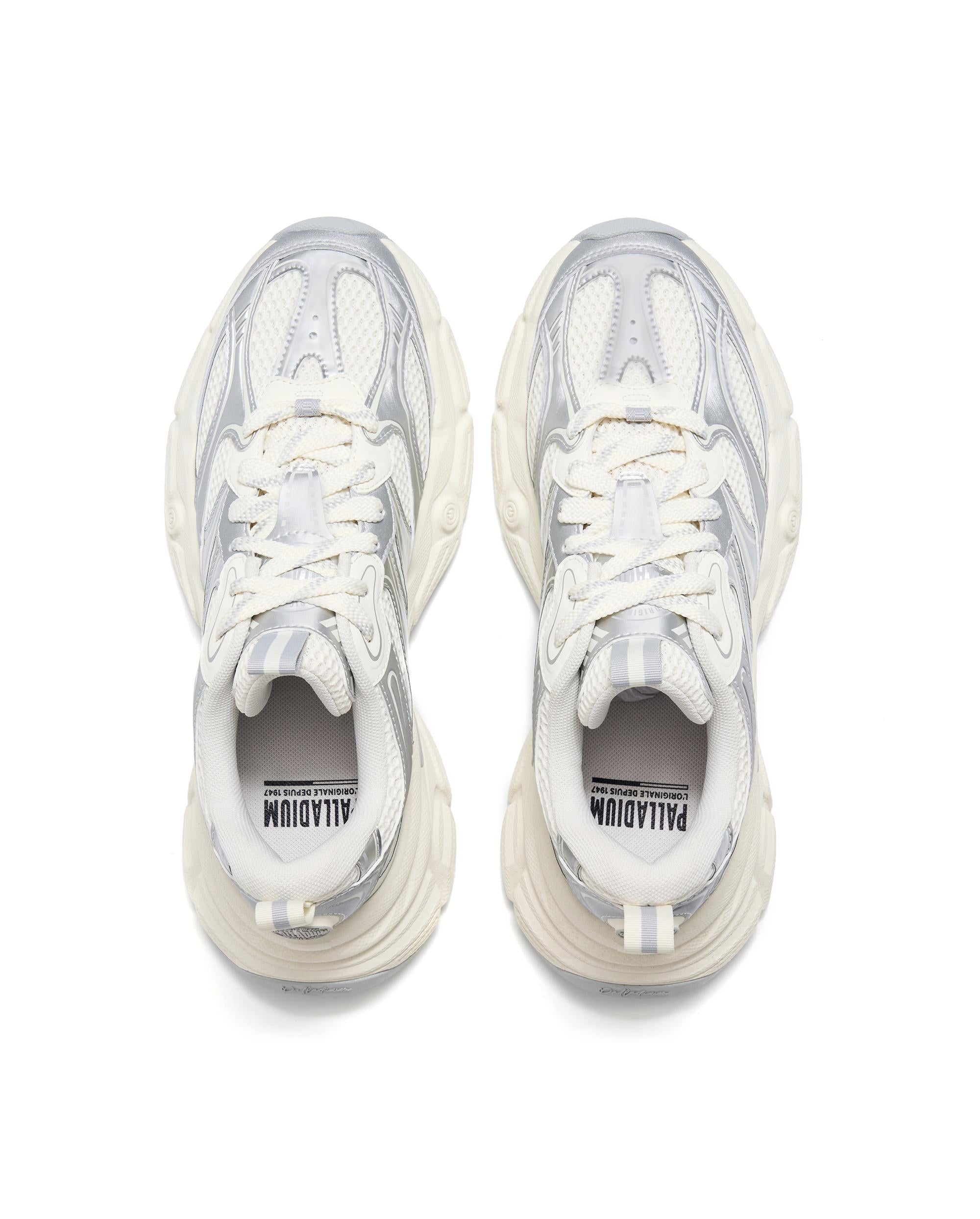 94556-199-M | WOMEN'S PALLAEIFFEL SNEAKERS | WT/GY/WT