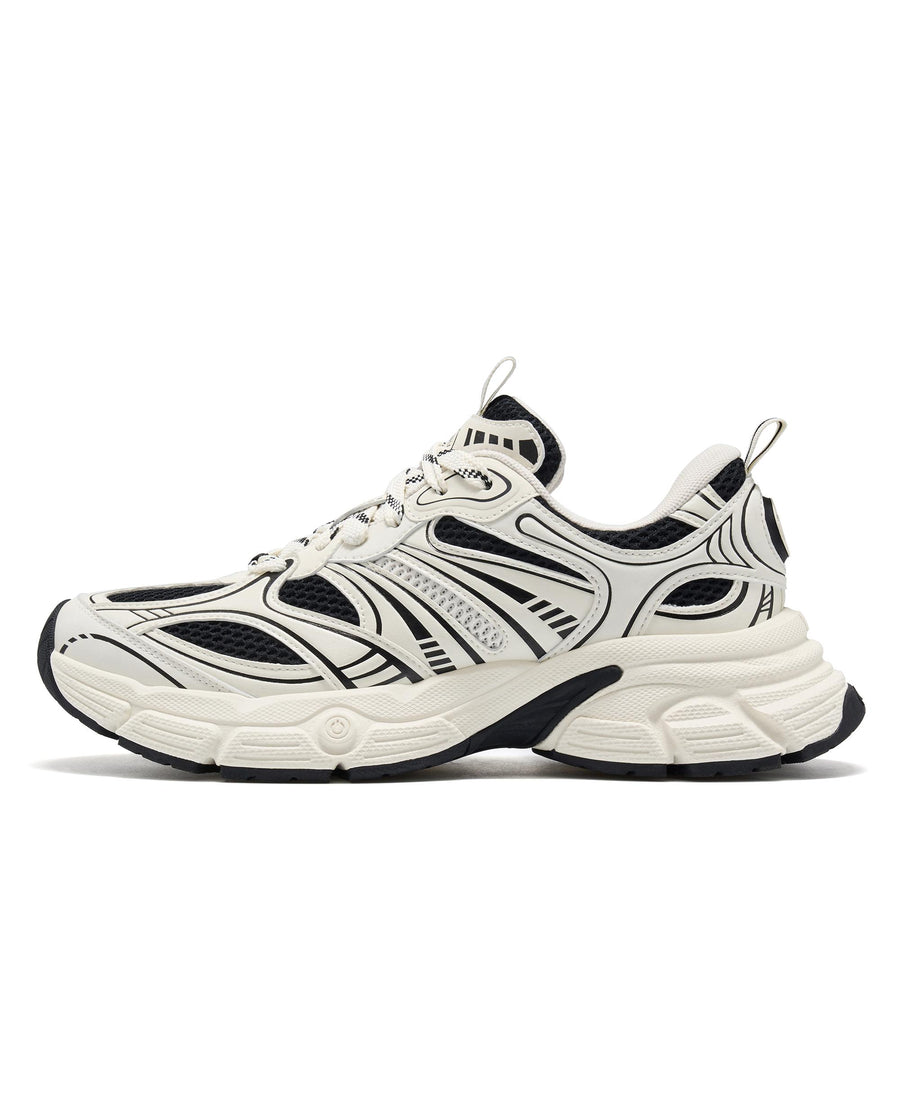 94577-019-M | WOMEN'S PALLAEIFFEL SNEAKERS | BK/SL/WT/BK