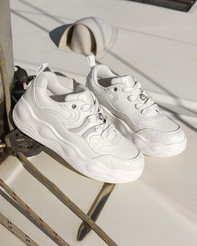 94845-101-M | WOMEN'S PALLAPEARL CHUNKY SNEAKERS | WT/WT