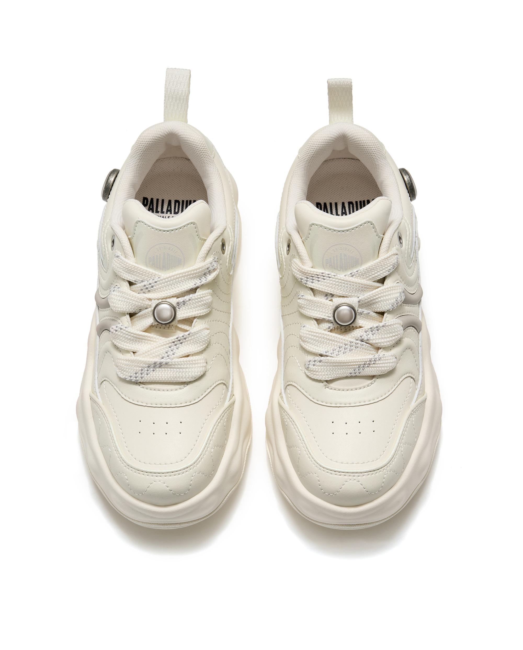 94845-101-M | WOMEN'S PALLAPEARL CHUNKY SNEAKERS | WT/WT
