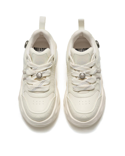 94845-101-M | WOMEN'S PALLAPEARL CHUNKY SNEAKERS | WT/WT