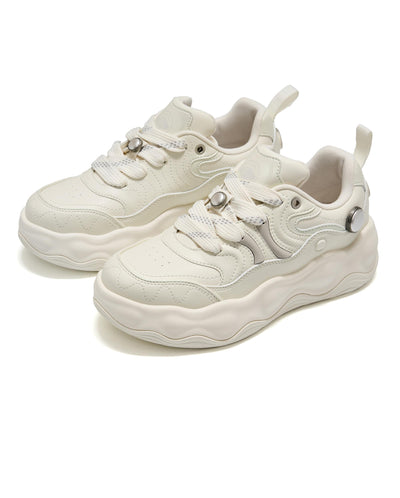 94845-101-M | WOMEN'S PALLAPEARL CHUNKY SNEAKERS | WT/WT