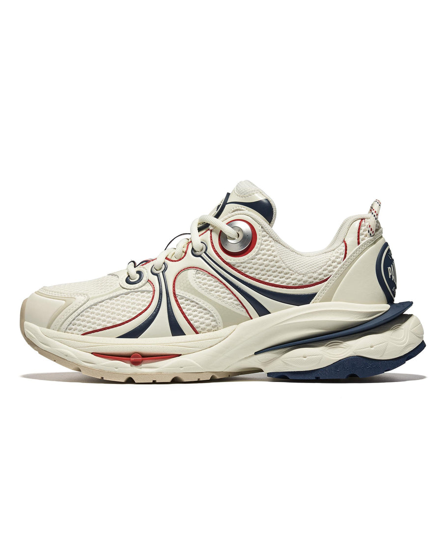 99319-113-M | WOMEN'S PALLALOOP SNEAKERS | BEIGE/RED/BLUE