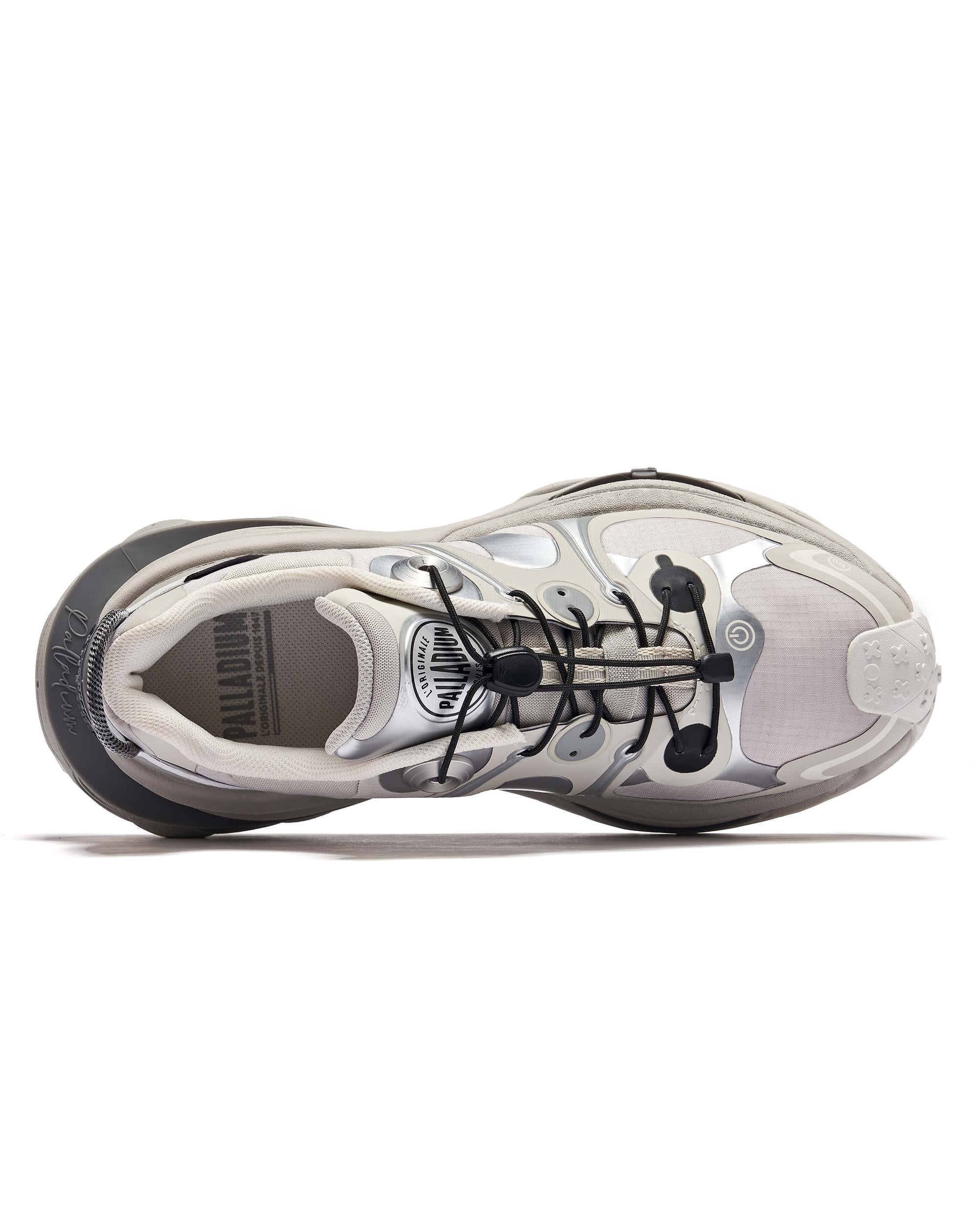 99323-080-M | WOMEN'S PALLALOOP OS WATER REPELLENT SNEAKERS | SILVER/SILVER