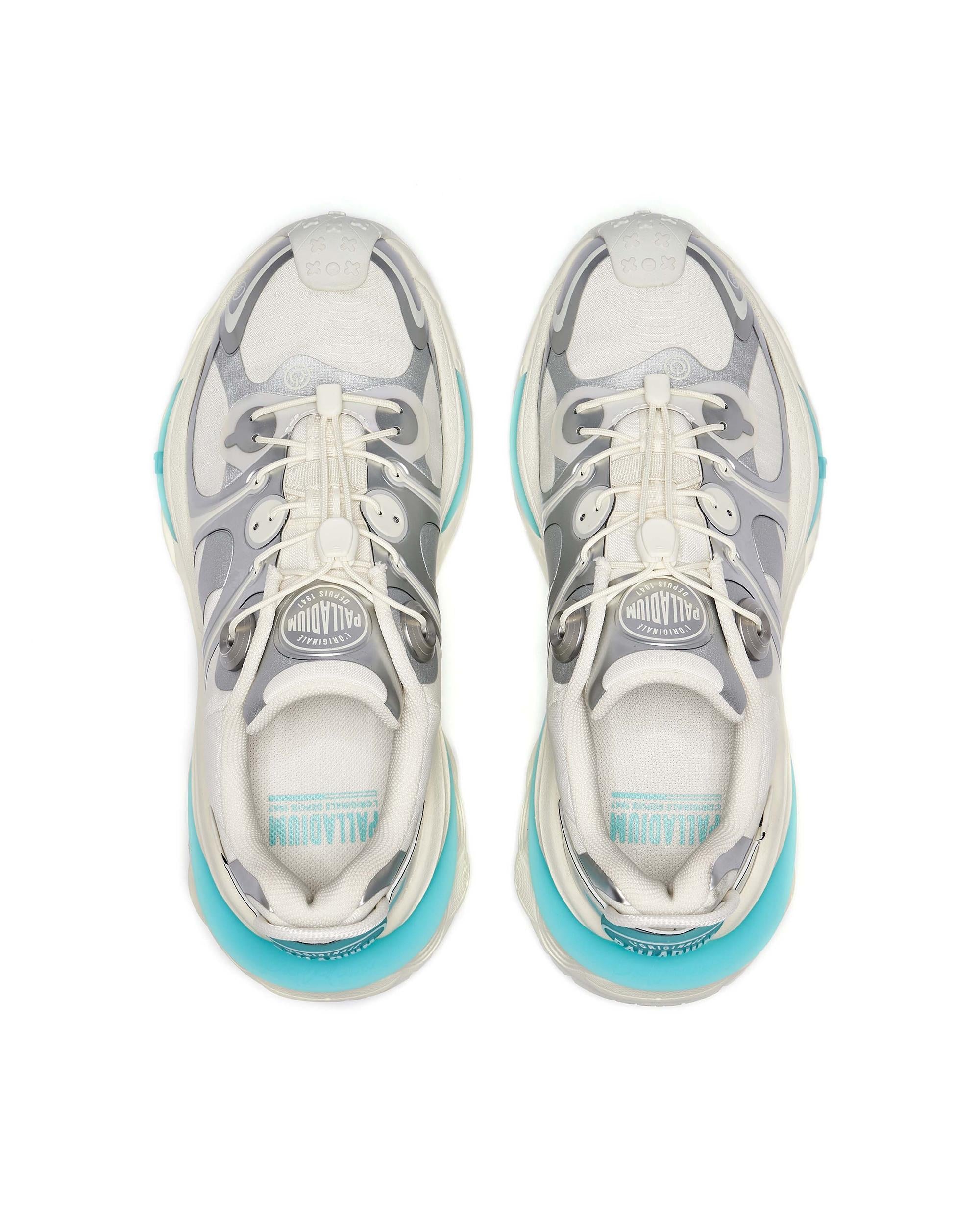 99323-085-M | WOMEN'S PALLALOOP OS WATER REPELLENT SNEAKERS | SILVER/BLUE