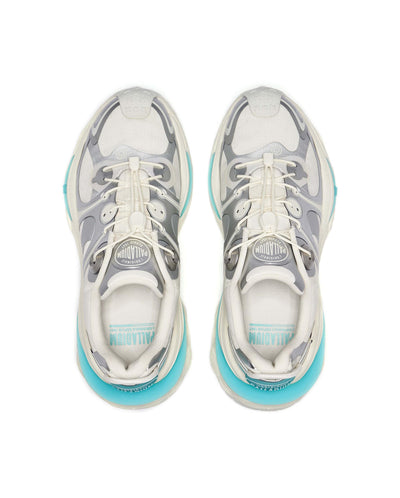 99323-085-M | WOMEN'S PALLALOOP OS WATER REPELLENT SNEAKERS | SILVER/BLUE