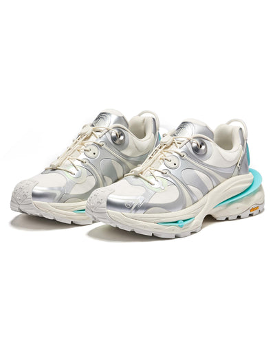 99323-085-M | WOMEN'S PALLALOOP OS WATER REPELLENT SNEAKERS | SILVER/BLUE