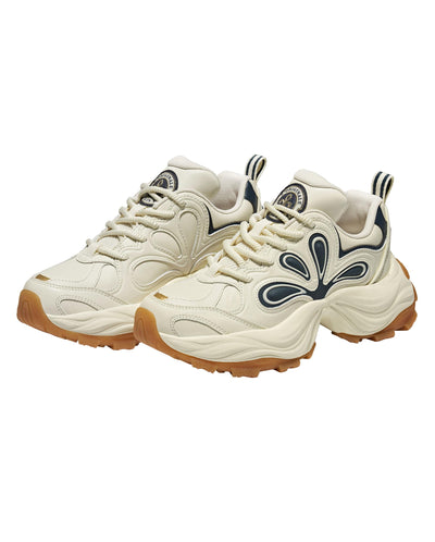 99404-137-M | WOMEN'S PALLABLOOM SNEAKERS | BEIGE/BLUE/BROWN