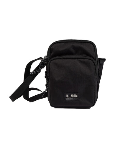 BG656-008 | PALLADIUM LOGO WATER REPELLENT CROSSBODY BAG | BLACK