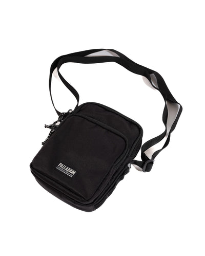 BG656-008 | PALLADIUM LOGO WATER REPELLENT CROSSBODY BAG | BLACK