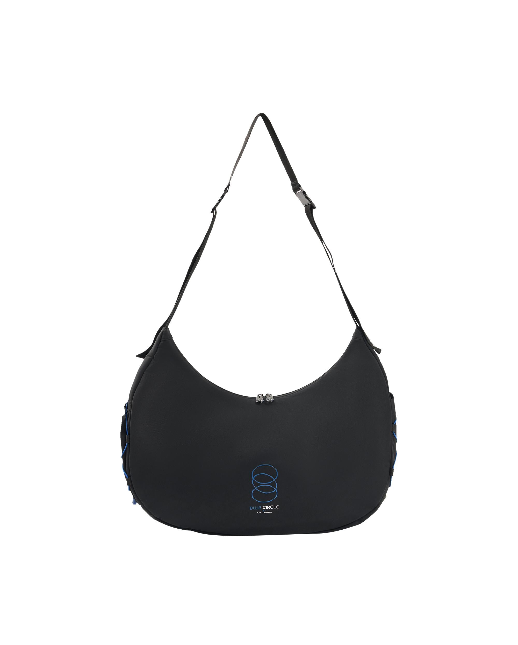 BG699-032 | BLUE CIRCLE LOGO WATER REPELLENT CROSSBODY BAG | TAP SHOE