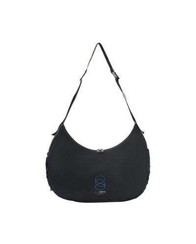 BG699-032 | BLUE CIRCLE LOGO WATER REPELLENT CROSSBODY BAG | TAP SHOE