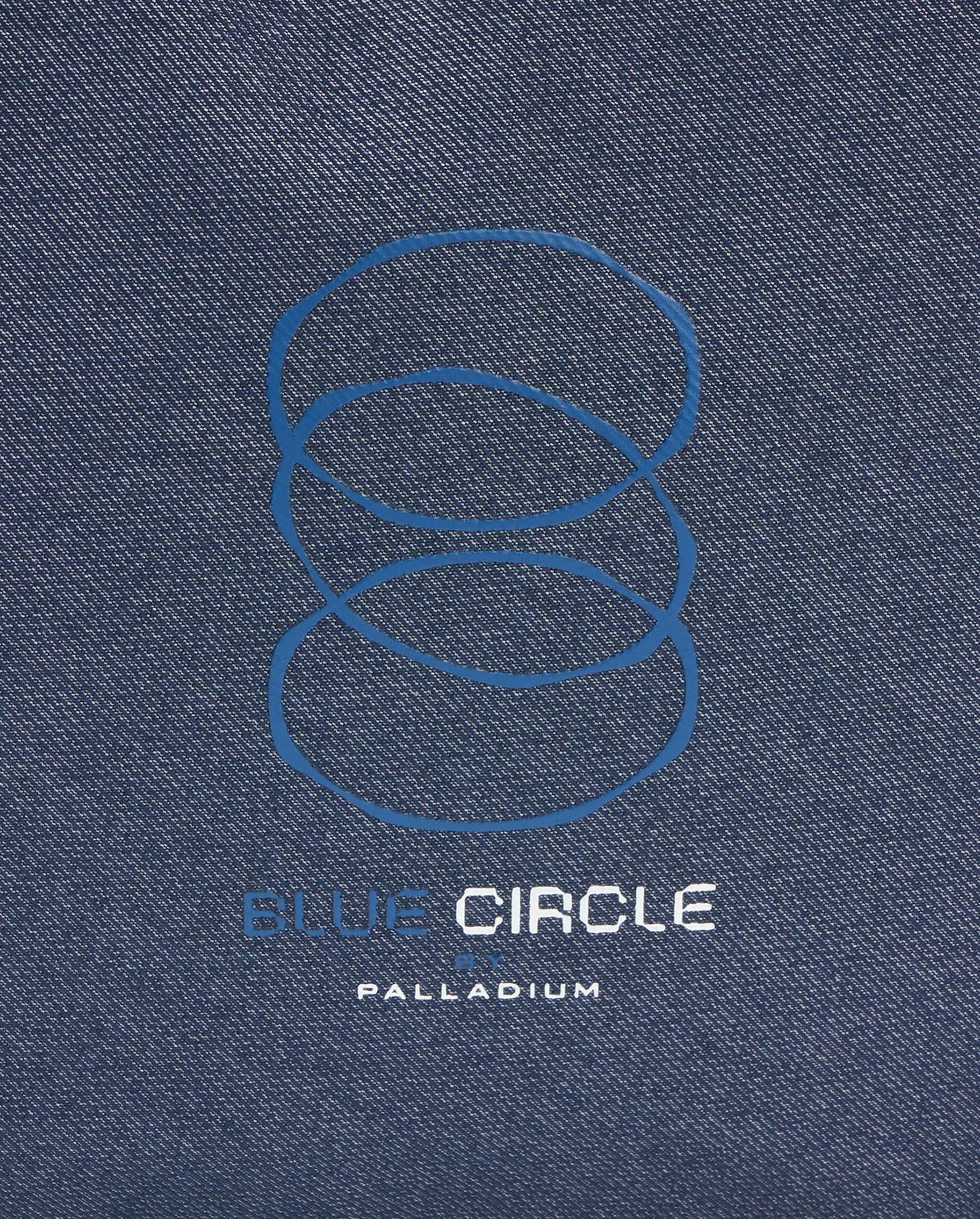 BG699-481 | BLUE CIRCLE LOGO WATER REPELLENT CROSSBODY BAG | VINTAGE INDIGO