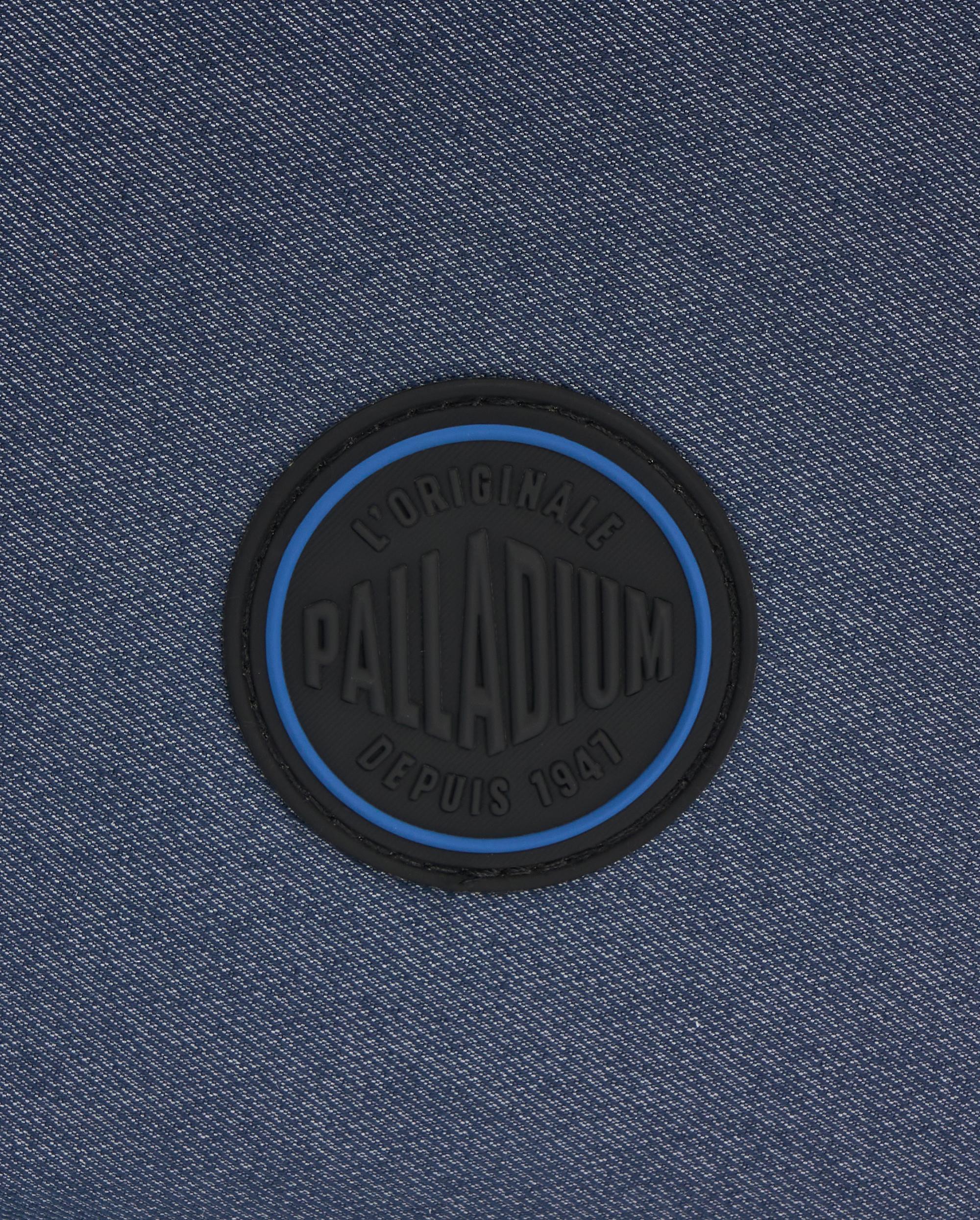 BG699-481 | BLUE CIRCLE LOGO WATER REPELLENT CROSSBODY BAG | VINTAGE INDIGO