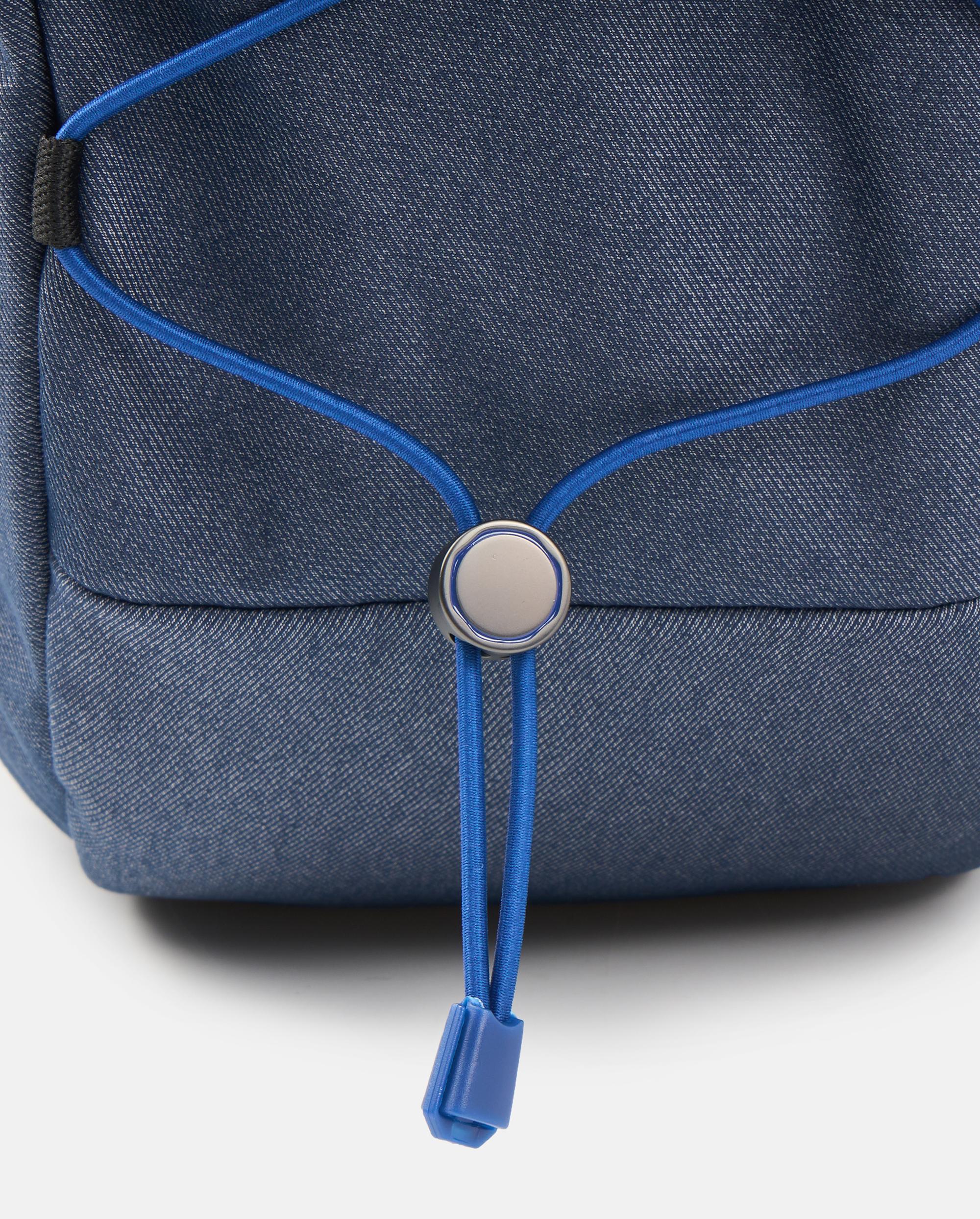 BG699-481 | BLUE CIRCLE LOGO WATER REPELLENT CROSSBODY BAG | VINTAGE INDIGO