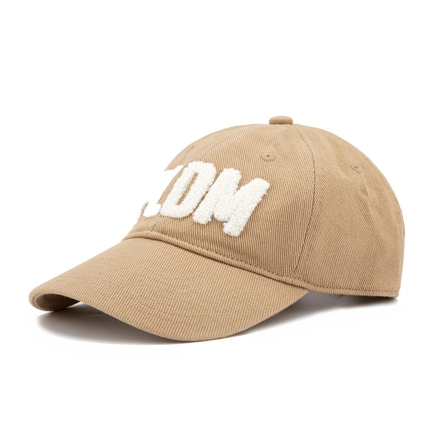 C3258-272 | KNIT BADGE CAP | WHEAT