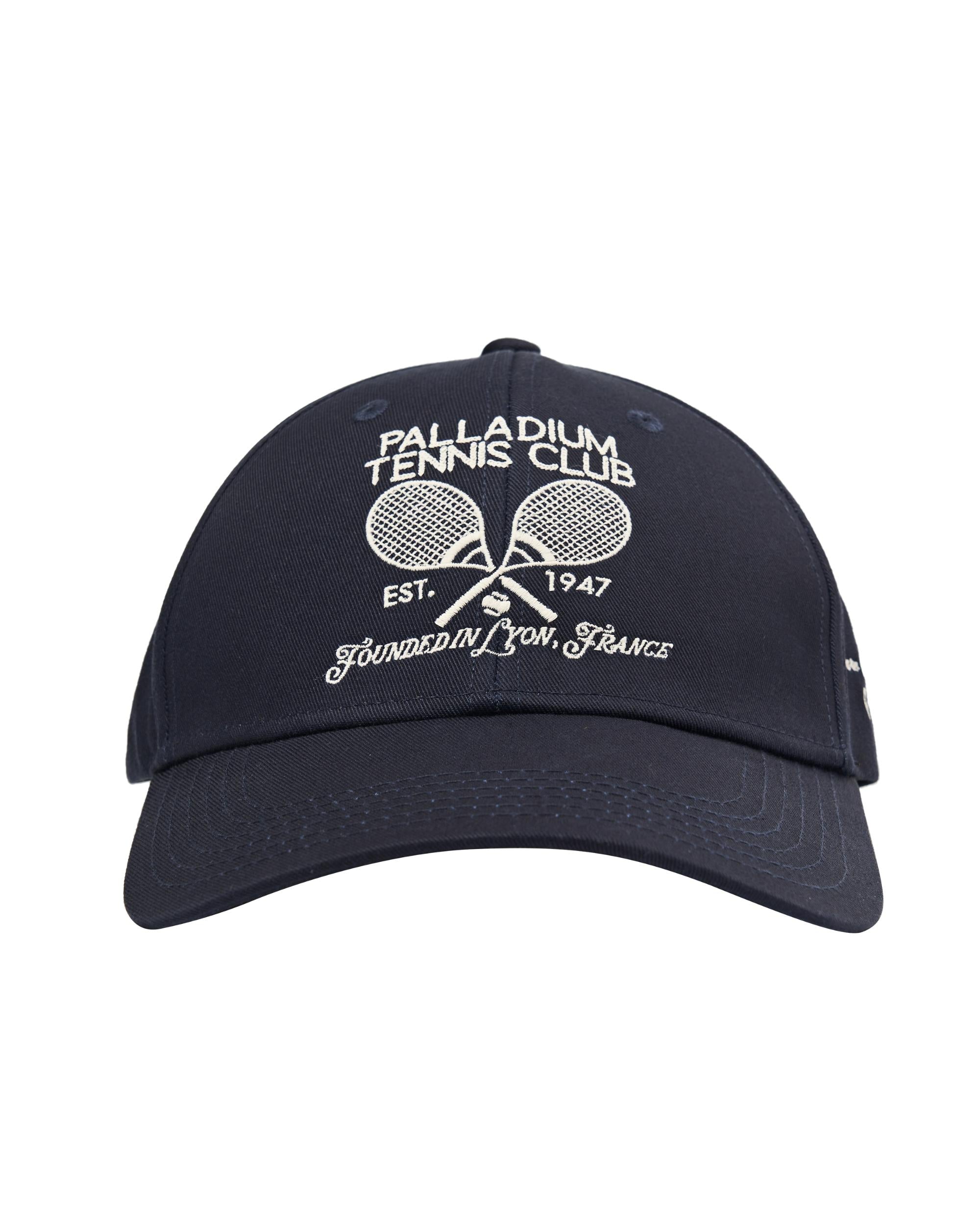 C3489-500 | PALLADIUM TENNIS CLUB LOGO COTTON CAP | STRATIFIED SEA