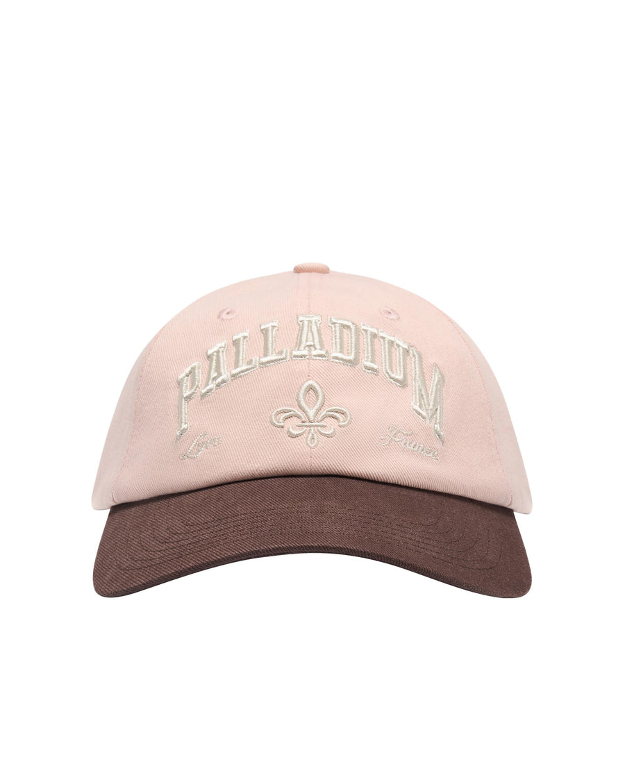 C3540-700 | EMBROIDERED PALLADIUM IRIS LOGO CAP | CAMEO ROSE