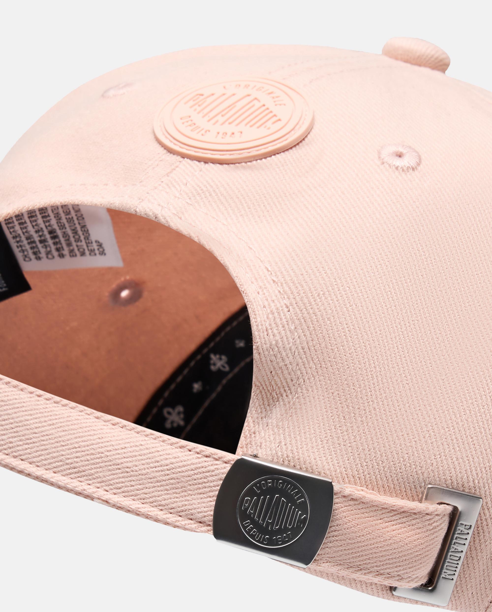 C3540-700 | EMBROIDERED PALLADIUM IRIS LOGO CAP | CAMEO ROSE