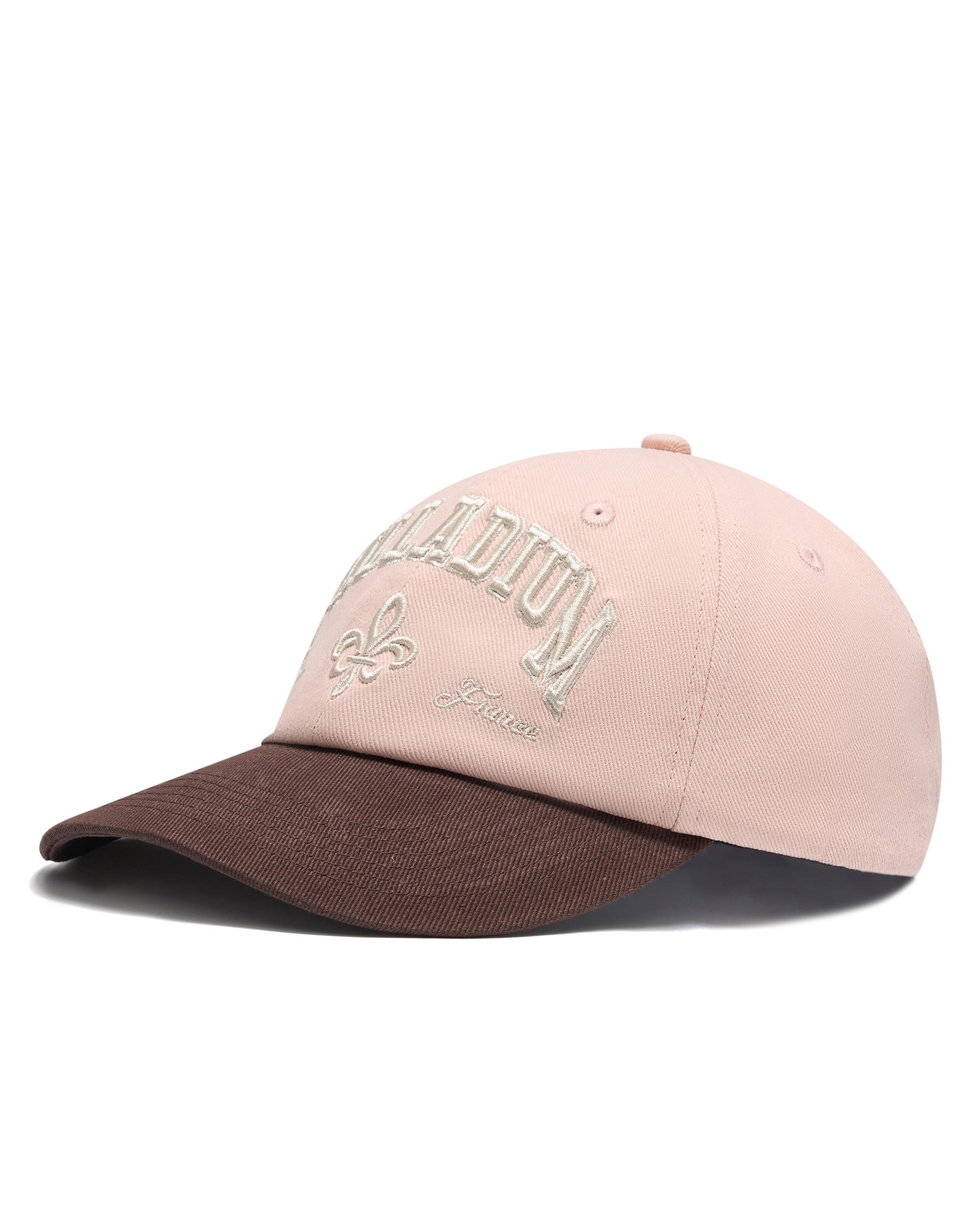 C3540-700 | EMBROIDERED PALLADIUM IRIS LOGO CAP | CAMEO ROSE