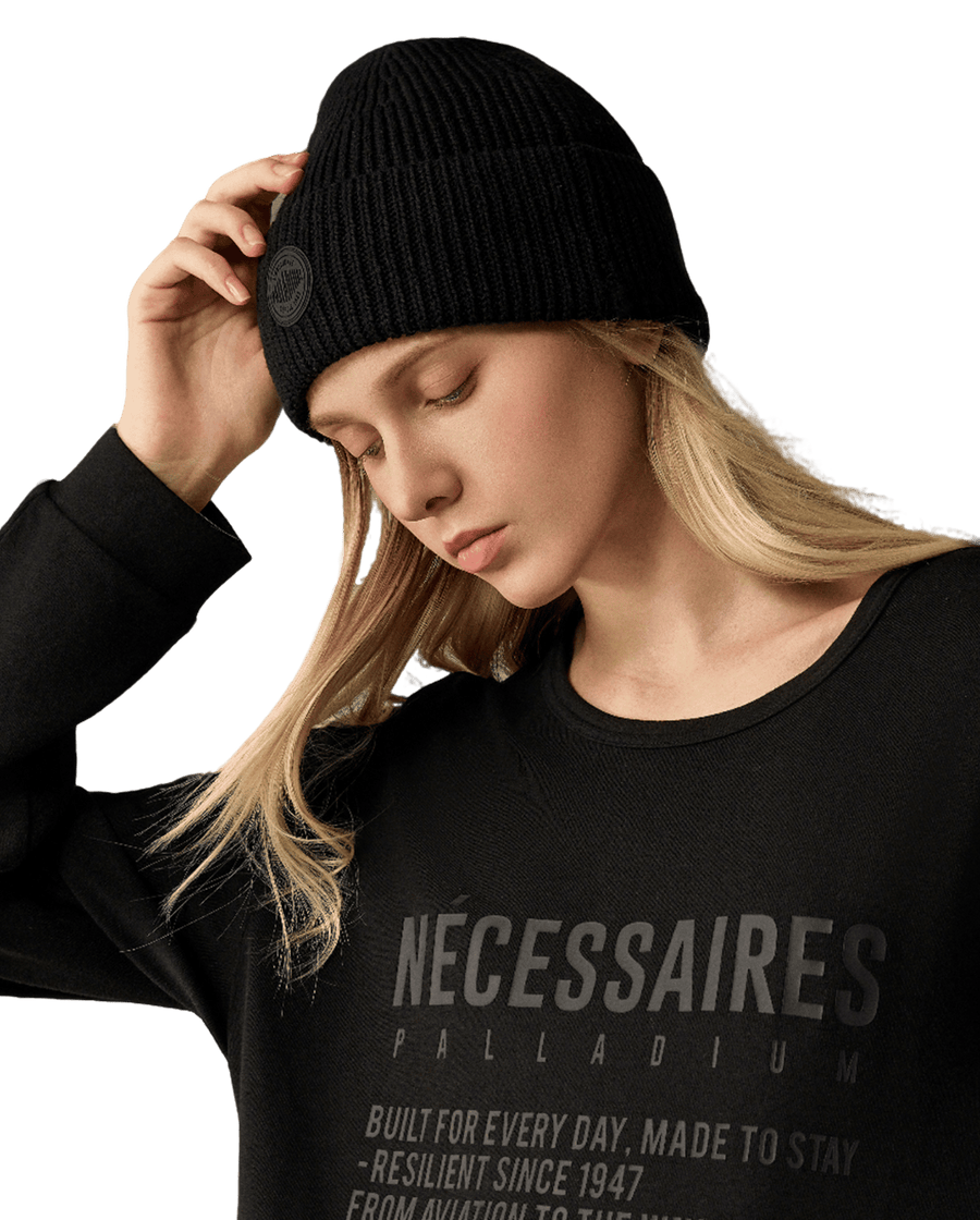 C3547-032 | EMBROIDERED PALLADIUM LOGO BEANIE | TAP SHOE