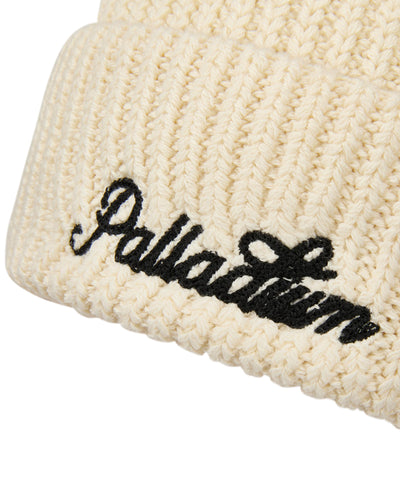 C3547-262 | EMBROIDERED PALLADIUM LOGO BEANIE