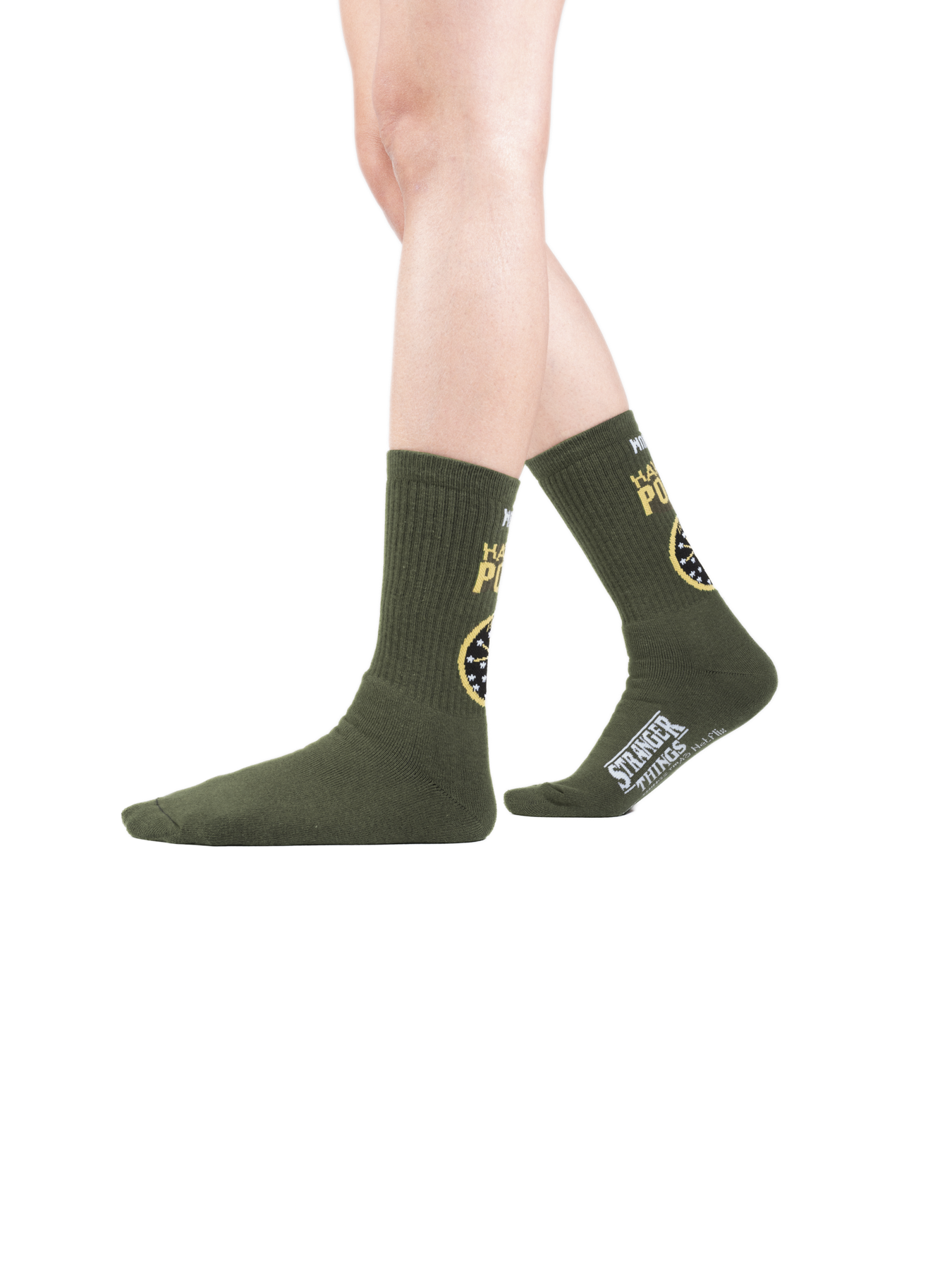SX7449-308 | STRANGER THINGS HAWKINS SOCKS | DUSKY GREEN