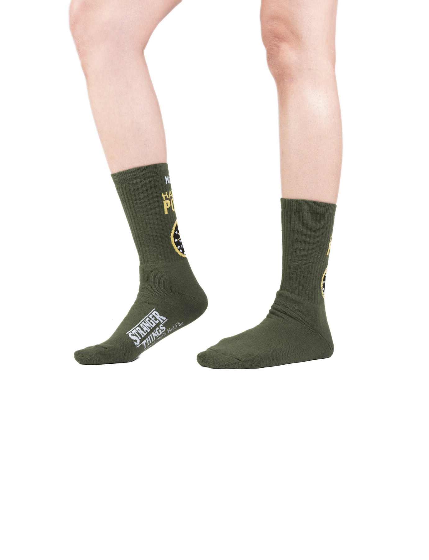 SX7449-308 | STRANGER THINGS HAWKINS SOCKS | DUSKY GREEN